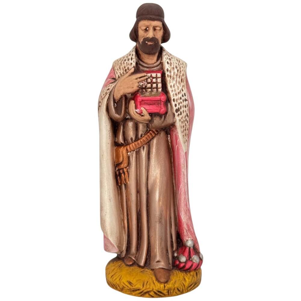 Holland Mold Christmas Nativity Wise Men Magi King Gold Figurine Replacement